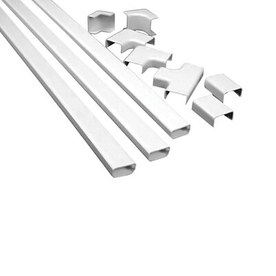 Wiremold® CordMate II Plastic Cord Cover Kit, White (WMC501)