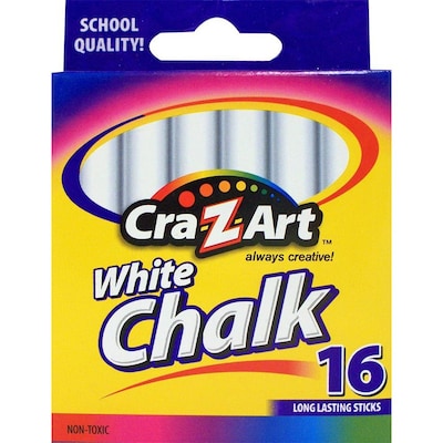 Cra Z Art Sidewalk Chalk, Washable - 32 sticks