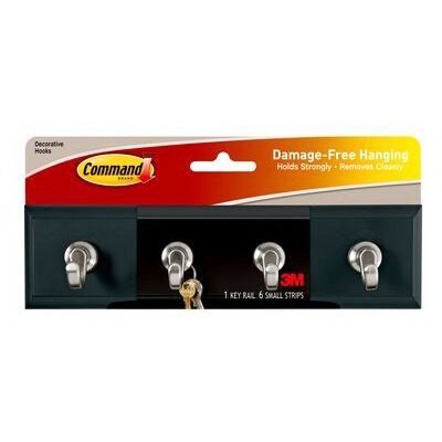 Command™ Slate Key Rail, 1/Pack