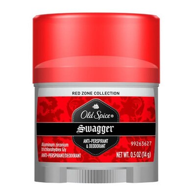 Old Spice Red Zone Collection Antiperspirant & Deodorant, Swagger Scent, 0.5 oz (012044016435)