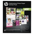 HP® Celebration Photo Paper Sample Pack, 8.5 x 11, White (K0A21A)