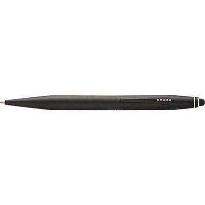 Cross Tech Retractable Ballpoint Pen, Stylus & Smart Pens Point, Medium Point, Black Ink (AT0652S-1)