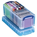Really Useful Box 6.87 Qt. Snap Lid Storage Box, Clear (6.5C)