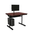 Versa Tables  Basic Single User 36 x 30 Steel Frame, Laminated Wood  Computer Desk Cherry  (SPB10136300102)