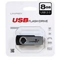 Unirex 8GB USB 2.0 Flash Drive (usfs-208)