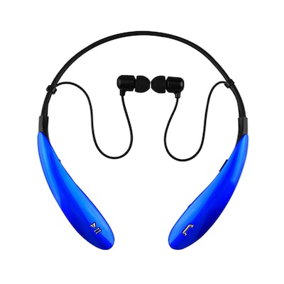 Supersonic iq-127bt-blu Earbuds Headphones with Mic; Blue