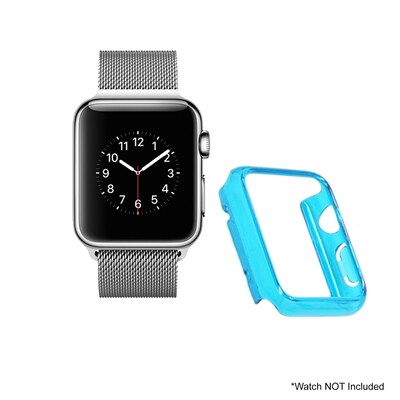 Mgear Accessories Polycarbonate Protective Cover; Blue (apple-watch-cover-blu)