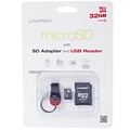 Unirex usr-322 MicroSD and USB Reader