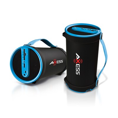 Axess spbt1033-bl Bluetooth Portable Speaker; Blue