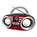 Supersonic Portable Audio System; 100 - 240 V, Red (sc-506-rd)