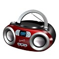 Supersonic Portable Bluetooth® Audio System; 100 - 240 V, Red (sc-509bt-rd)