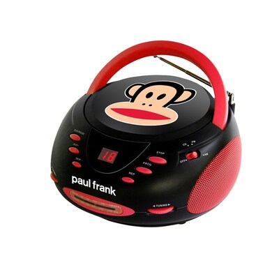 Paul Frank pf224bk-16 Boombox Portable CD Player; Black