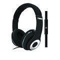 Naxa BACKSPIN Pro NE-943 Stereo Headphones, Black (NE943BLACK)