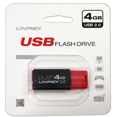Unirex 4GB USB 2.0 Flash Drive (usfp-204)