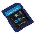 Unirex uss-325s Memory Card, Class 10 (UHS-1), 32GB, SDHC