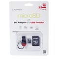 Unirex 32GB microSD Memory Card with Adapter, Class 4 (93591651M)