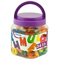 Miniland Educational Magnetic Uppercase Letters (155 Pieces) / Jar, Multicolor (97911)