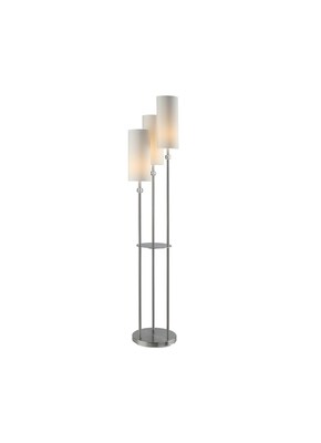 Aurora Lighting 1-Light Incandescent Floor Lamp - Nickel (STL-CST059434)