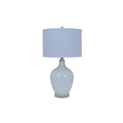 Aurora Lighting 1-Light Incandescent Table Lamp - White (STL-CST076936)