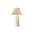 Aurora Lighting 1-Light Incandescent Table Lamp - Grey Wash and White Shutter (STL-CST011142)
