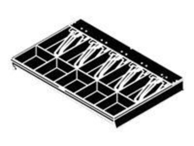 APG Cash Drawer® Fixed Till Assembly for Vasario 1915 Size Cash Drawer, 5 Bill/5 Coin (VPK-15B-3-BX)