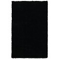 Rizzy Home Commons Collection 100% Polyester 5x8 Black (CMOCO841900060508)