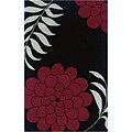 Rizzy Home Fusion Collection New Zealand Wool Blend 9x12 Black (FUSFN103500060912)