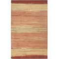 Rizzy Home Mojave Collection 100% Hard-Twist Wool 5x8 Gold/Orange (MOJMV316300700508)