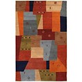 Rizzy Home Mojave Collection 100% Hard-Twist Wool 2 x 3 Multi-Colored (MOJMV844700540203)