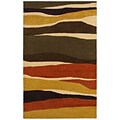 Rizzy Home Pandora Collection Twisted New Zealand Wool Blend 9x12 Multi-Colored (PANPR814600750912)