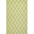 Rizzy Home Swing Collection New Zealand Wool Blend 3 x 5 Green (SWISG210000470305)