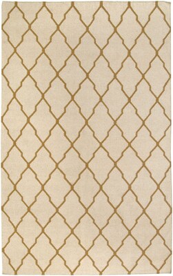 Rizzy Home Swing Collection New Zealand Wool Blend 3 x 5 Light Tan (SWISG296104280305)