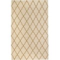 Rizzy Home Swing Collection New Zealand Wool Blend 2 x 3 Light Tan (SWISG296104280203)