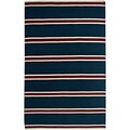 Rizzy Home Swing Collection New Zealand Wool Blend 8x10 Navy (SWISG304400090810)