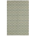 Rizzy Home Swing Collection New Zealand Wool Blend 8x10 Blue (SWISG815900430810)