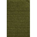 Rizzy Home Technique Collection 100% Wool 2 x 3 Green/Olive (TECTC828800300203)