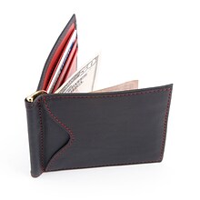 Royce Leather Slim Mens Money Clip Credit Card Wallet(108-BL/RD-5)