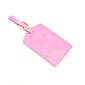 Royce Leather Luggage Tag Identification Pink in Support of Breast Cancer Research & Support(950-PINK-AR)