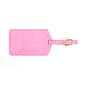 Royce Leather Luggage Tag Identification Pink in Support of Breast Cancer Research & Support(950-PINK-AR)