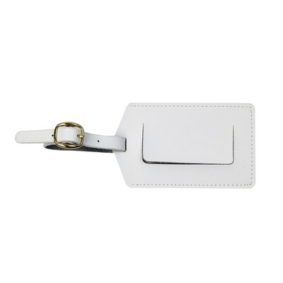 Royce Leather Luxury Travel Luggage Tag(950-WHITE-5)