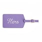 Royce Leather Luxury Luggage Hang Tag ID 'Hers'(956-HERS-PUR)