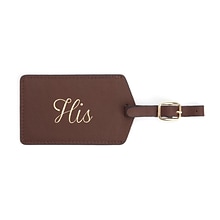 Royce Leather Luxury Luggage Hang Tag ID His(956-HIS-COCO)