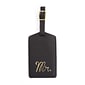 Royce Leather Luxury Luggage Hang Tag ID 'Mr.'(956-MR-BLK)