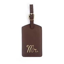 Royce Leather Luxury Luggage Hang Tag ID Mr.(956-MR-COCO)