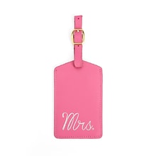 Royce Leather Luxury Luggage Hang Tag ID Mrs.(956-MRS-WB)