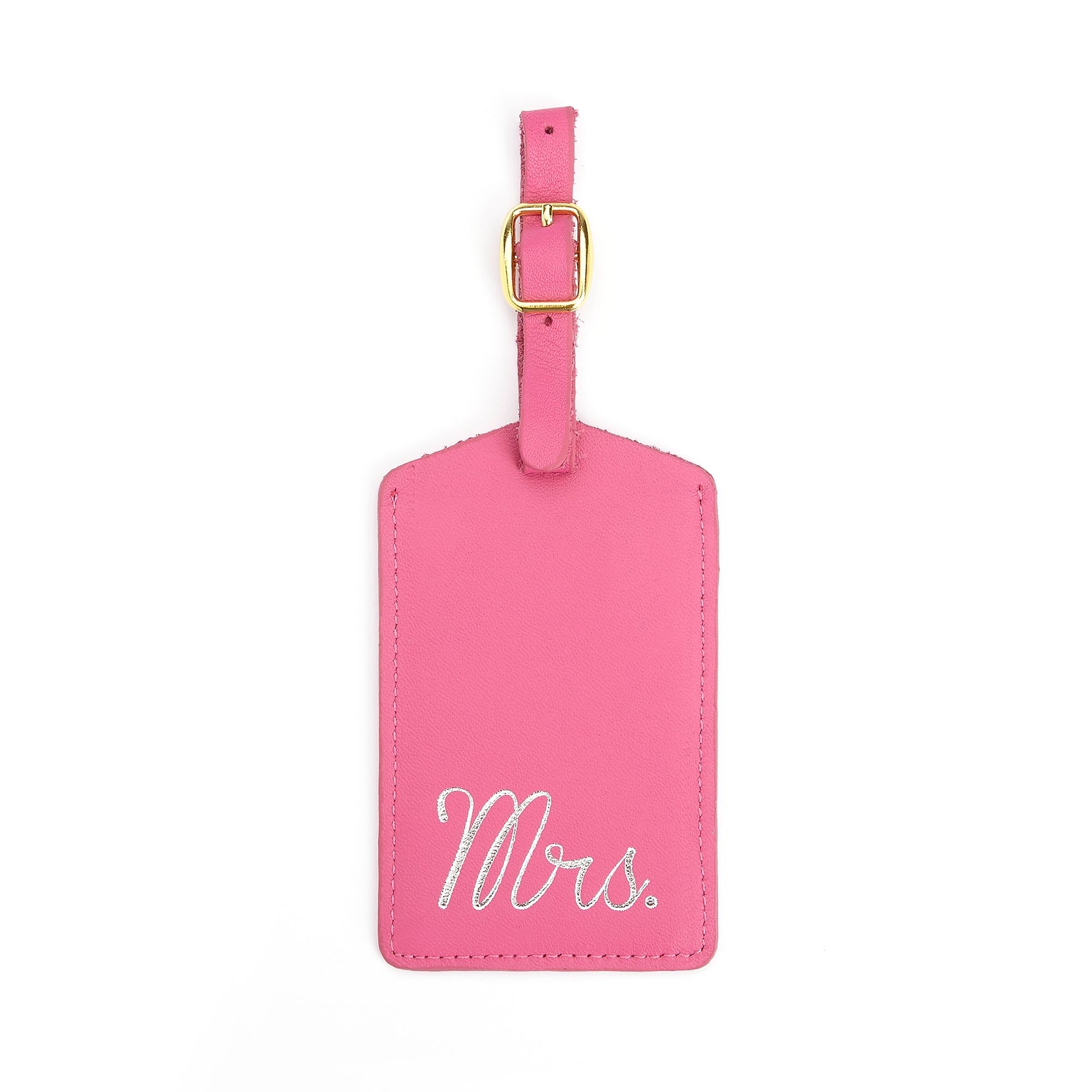 Royce Leather Luxury Luggage Hang Tag ID Mrs.(956-MRS-WB)