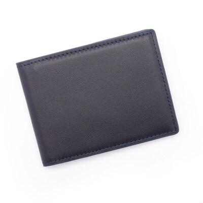 Royce Leather Men's Slim Bifold Wallet with RFID Blocking Technology(RFID-100 BLE-5)