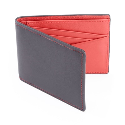 Royce Leather Men's Slim Bifold Wallet with RFID Blocking Technology(RFID-100-BLRD-5)