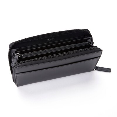 Royce Leather RFID Blocking Continental Clutch Wallet (RFID-158-BLK-6)