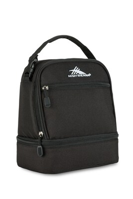 High Sierra Stacked Compartment Lunch Bag, Black (74714-1041)